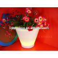 lighted outdoor flower pots/flower pots for livingroom/LED plastic planter